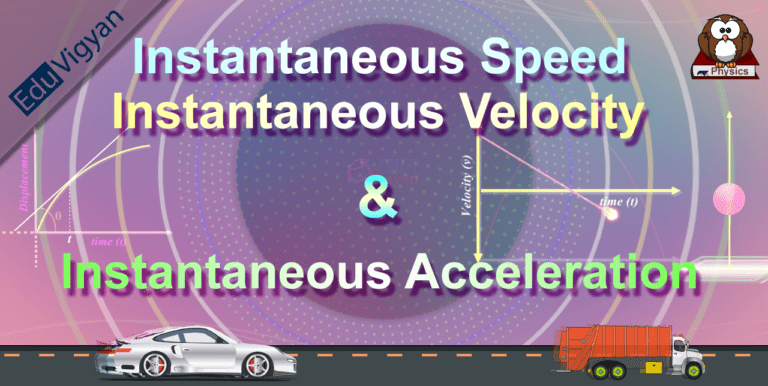 Instantaneous Speed, Instantaneous Velocity, and Instantaneous ...